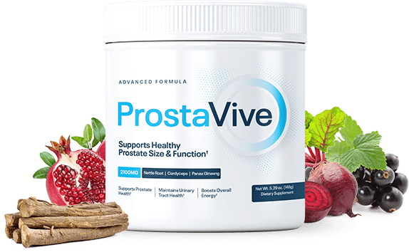 Prostavive single bottle with ingredients